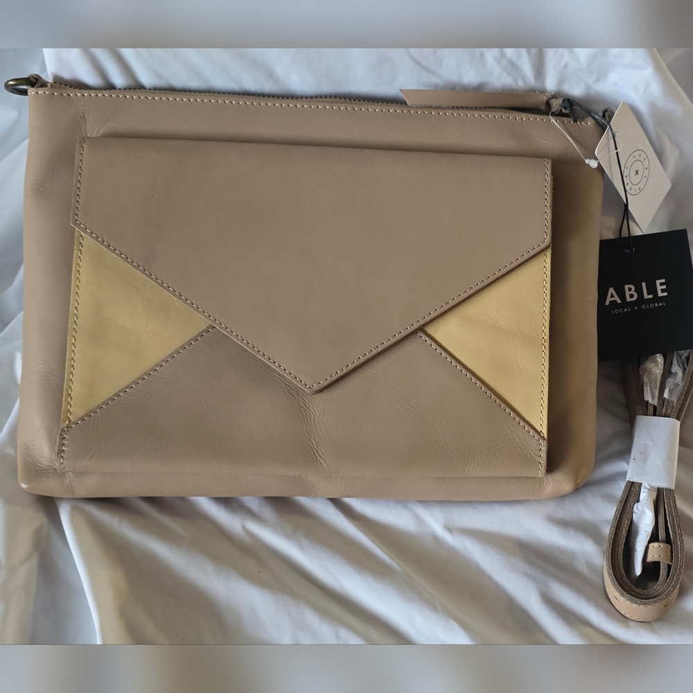 Able - Solome Crossbody in Fog/Bone